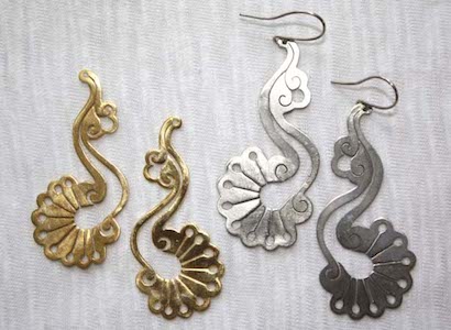 Peacock Earrings